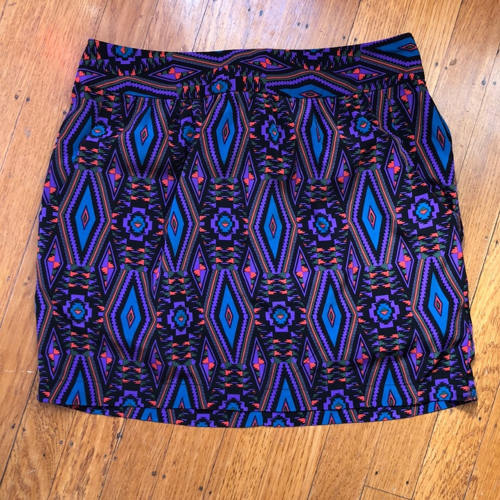 Forever 21 Tribal Print Skirt